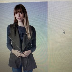 TopShop Sleeveless Parka Jacket.